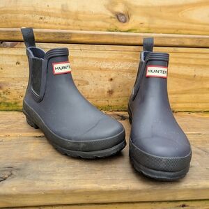 Hunter Black Rain & Snow Boots with Waterproof Design